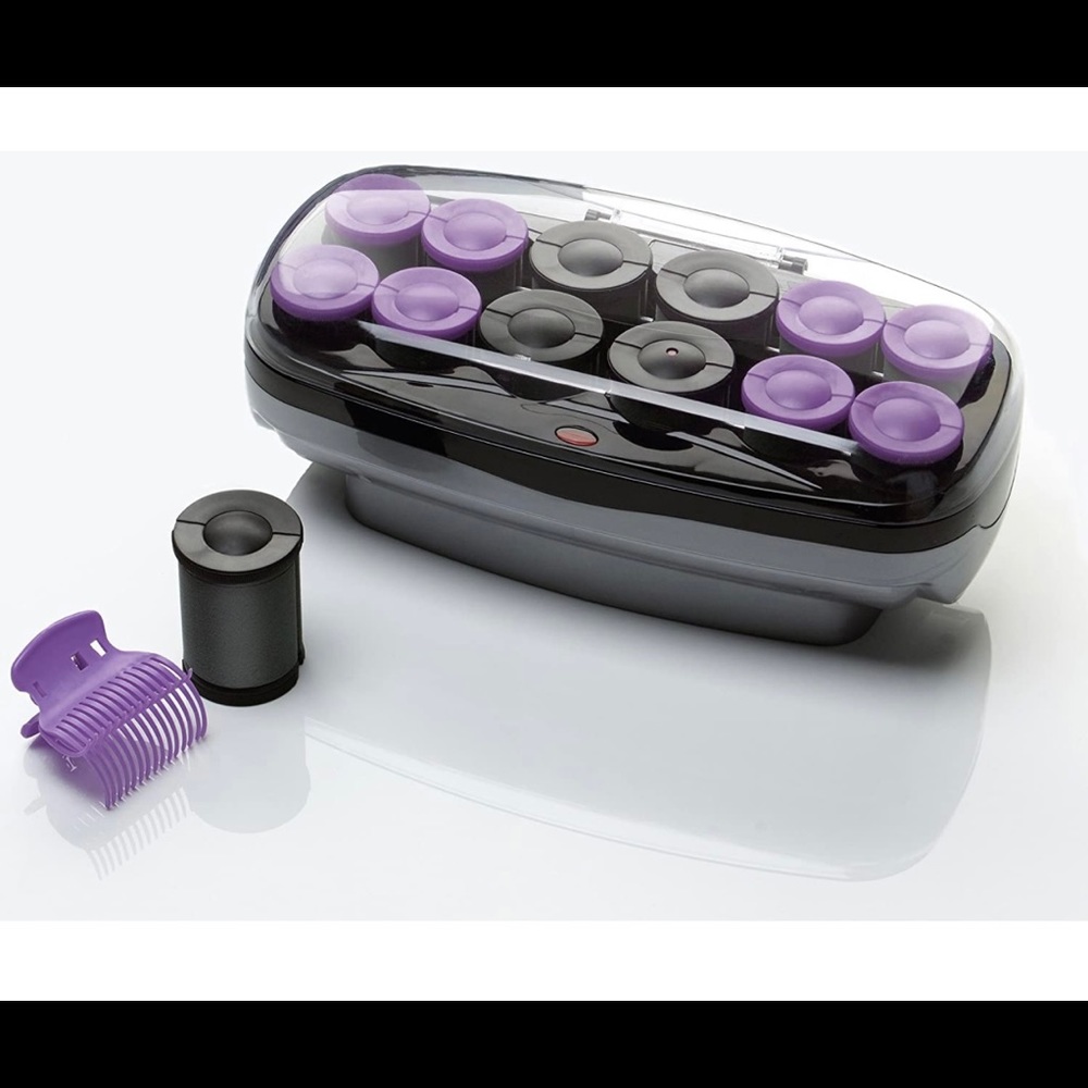 Conair Jumbo and Super Jumbo Ceramic Hot Rollers, Bonus Super Clips Included
